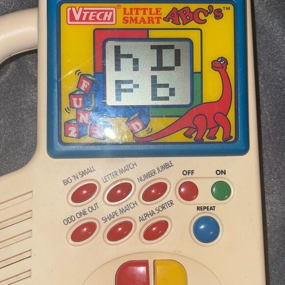 Vintage VTECH LITTLE SMART ABC’s 6 Educational Activities Take along HTF - Picture 6 of 9